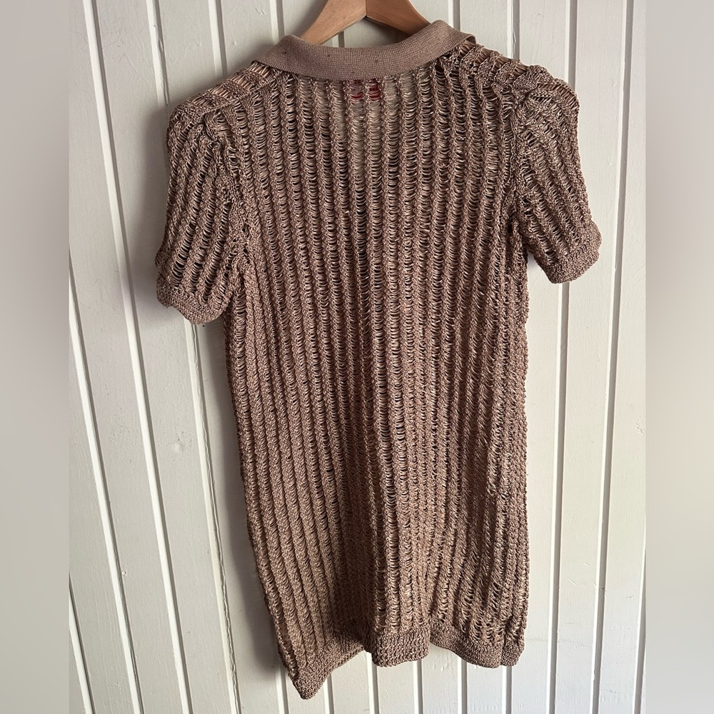 Solid & Striped Button Down Coverup/Polo - image 6